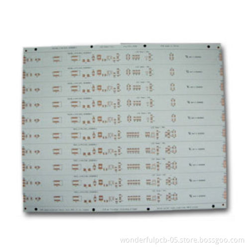 Aluminum Base PCB with Thickness of 1.6mm and Copper Thickness of 10z